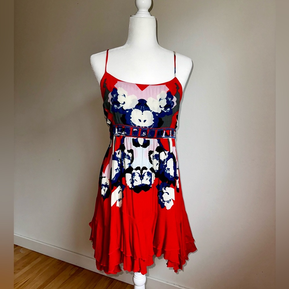 Free People Intimately Tie Back Dress Sz S.P